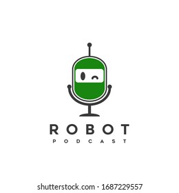 logo de mpdern para podcast de tecnología robot
