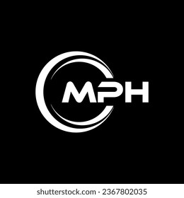 Diseño de logotipos MPH, inspiración para una identidad única. Elegancia moderna y diseño creativo. Marca tu éxito con el impresionante logotipo.