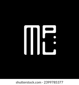 MPL letter logo vector design, MPL simple and modern logo. MPL luxurious alphabet design  