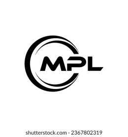 MPL Logo Design, Inspiration for a Unique Identity. Modern Elegance and Creative Design. Watermark Your Success with the Striking this Logo.