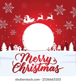 Diseño de fondo de Navidades Mpressive Merry