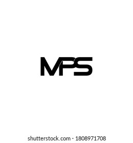 mps letter original monogram logo design
