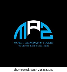 MPZ letter logo creative design with vector graphic