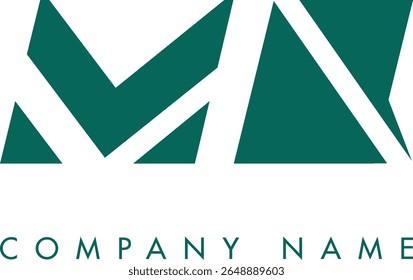 Diseño de Vector de logotipo de carta abstracta moderna creativa MQ. Utilizable para su empresa o negocio e identidad de marca.