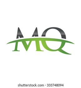 MQ initial company green swoosh logo