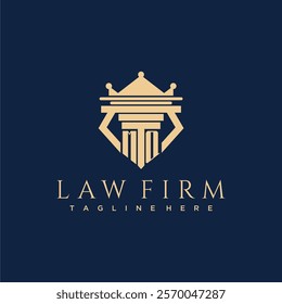 MQ initial monogram logo for lawfirm vector design