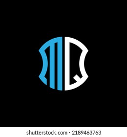 MQ letter logo creative design with vector graphic, Abc simple and modern logo design.