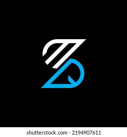 MQ letter logo creative design with vector graphic, MQ simple and modern logo.