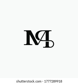 MQ letter logo design concept. Vector template