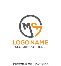 MQ Letter logo design template