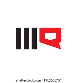 MQ letter logo design vector