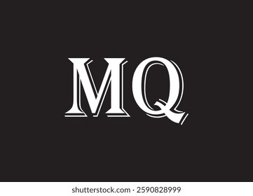 MQ letter logo and initial logo design