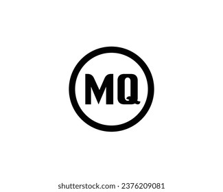 MQ logo design vector template