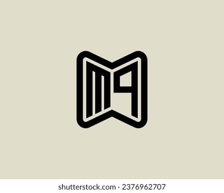 MQ logo design vector template