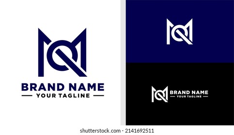 MQ LOGO MONOGRAM GEOMETRIC EDITABLE