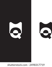 mq monogram letter logo design