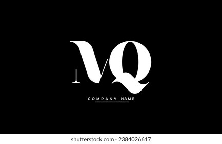 MQ, QM Abstract Letters Logo Monogram