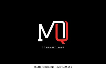 MQ, QM Abstract Letters Logo Monogram