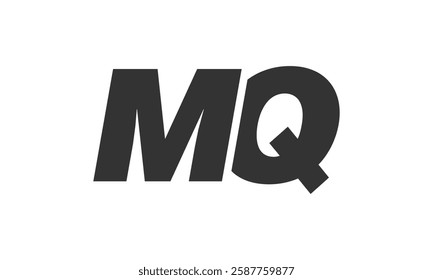 MQ Techno Editable Font Logo For Corporate Branding. Bold, Futuristic Design With Unique Typographic Ideas. Minimal Custom Type And Dynamic Letter Variations For Promotion, Printing, And Book Titles