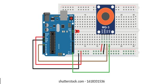 MQ3 or Alcohol Detector Sensor Module INTERFACING WITH ARDUINO
