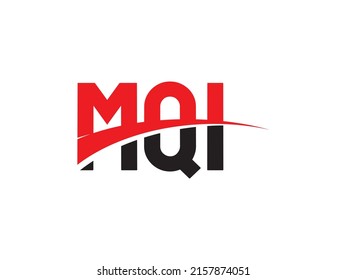 Vektorgrafik des ersten MQI-Buchstabens für das Design von Logos