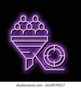mqls generated neon light sign vector. mqls generated illustration
