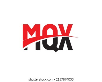 Letra MQX Ilustración del vector de diseño del logotipo inicial