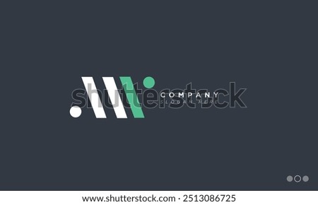 MR Alphabet letters Initials Monogram logo RM, M and R