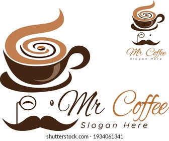 Mr Coffee Is A Professional Logo Template For Your Coffee Shop