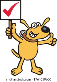 Mr Dog. Vector Illustrator Character