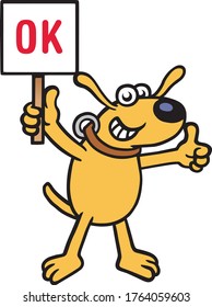 Mr Dog. Vector Illustrator Character