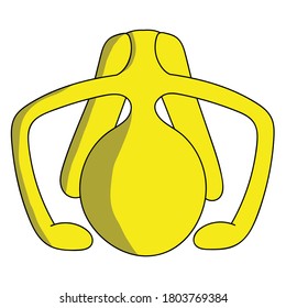 Mr Fishbone stickers who have a stirring personality. And likes to wear hats
