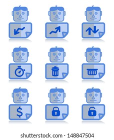 Mr. icon, set of arrow icon, vector 