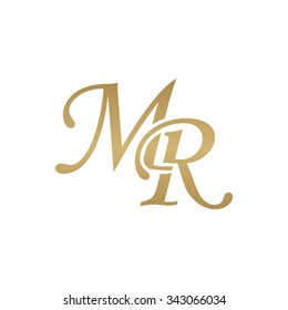 MR Initial Monogram Logo