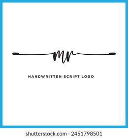 MR initials Handwriting signature logo. MR Hand drawn Calligraphy lettering Vector. MR  letter real estate, beauty, photography letter logo design.