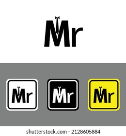 Mr. latter mark creative minimal logo 