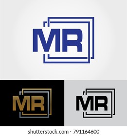 MR Letter Design - Initials Logo - Brand Logo Design