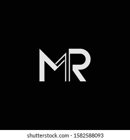 MR letter designs for logo and icons