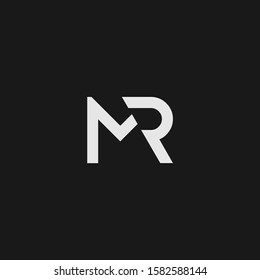 MR letter designs for logo and icons