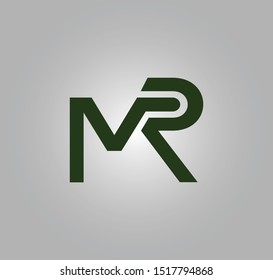 MR letter and logo design and images