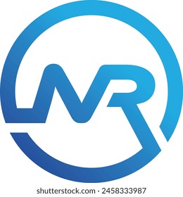 MR letter logo design Technology