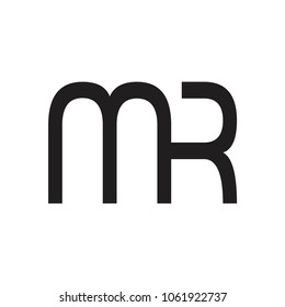 mr letter vector logo