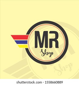 MR Logo for Business Shop. Full Color