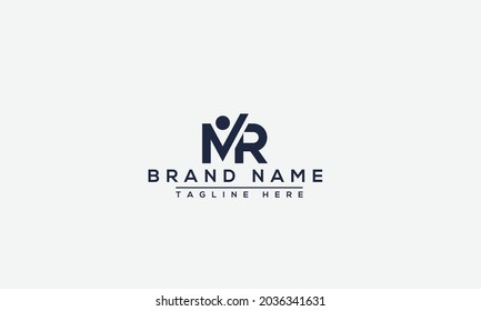 MR Logo Design Template Vector Graphic Branding Element.