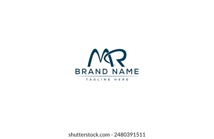 MR logo Design Template Vector Graphic Branding Element.