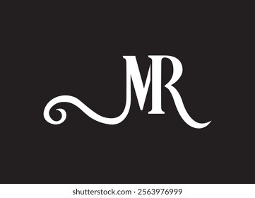 MR Logo Design Vector Template
