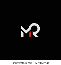 MR logo and icon designs with different colors