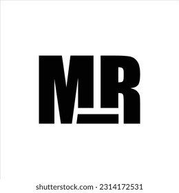 MR logo, Initial modern, Vector, Symbols icon eps.10