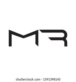MR logo template vector icon design