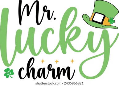 Mr. Lucky Charm Design, T-Shirt Design.